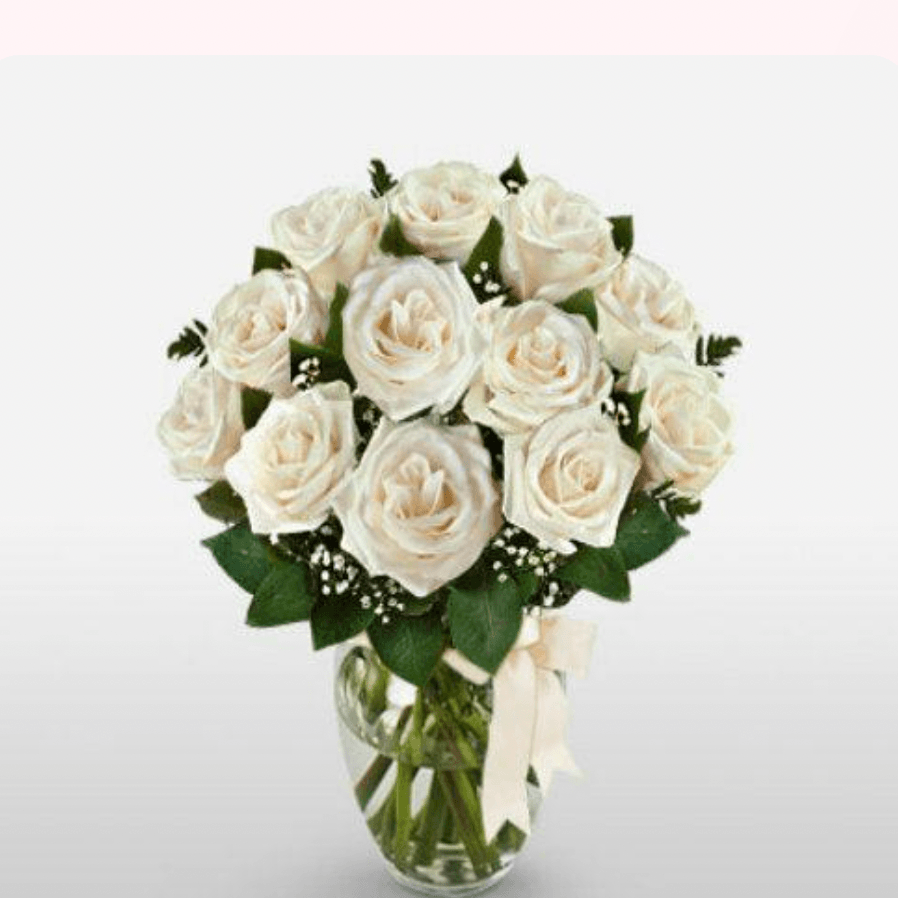 White Rose Bouquet