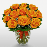 Orange Rose Bouquet